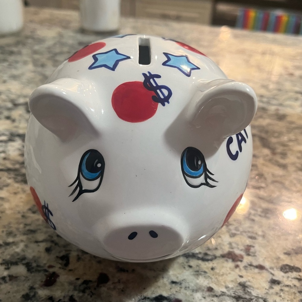 Capitalist pig piggy bank - Picture 4 of 4